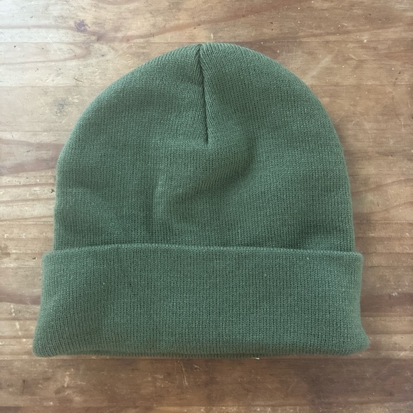 Supreme Army Green Knit Hat - Picture 2 of 3